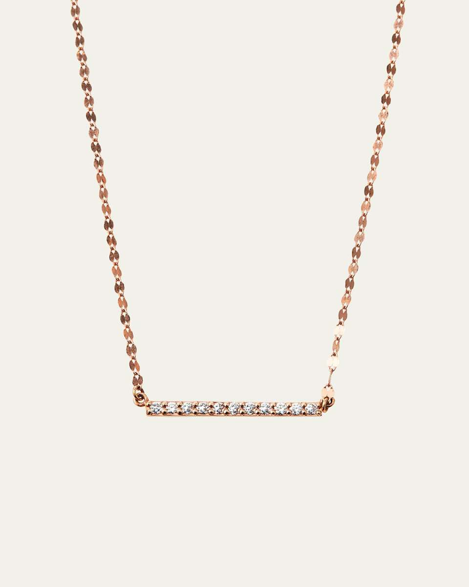 14K Gold Mirage Blake Diamond Bar Necklace